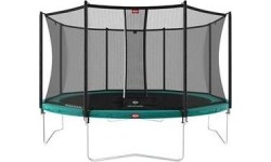 Trampoline Set BERG Favorit Regular 430 Green + Safety Net Comfort