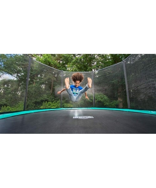Trampoline Set BERG Favorit Regular 430 Green + Safety Net Comfort