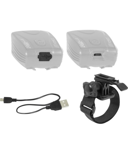 Priekinis žibintas FORCE Stream 400LM USB