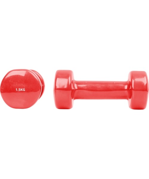 Vinyl Dumbbell Set inSPORTline Smoothbell 2 x 1.5 kg