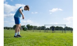 Floor Mounted Aluminium Football Goal EXIT Scala 500x200