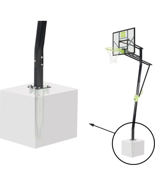 EXIT Galaxy Inground Basket In-ground Rectangular Polycarbonate (PC)