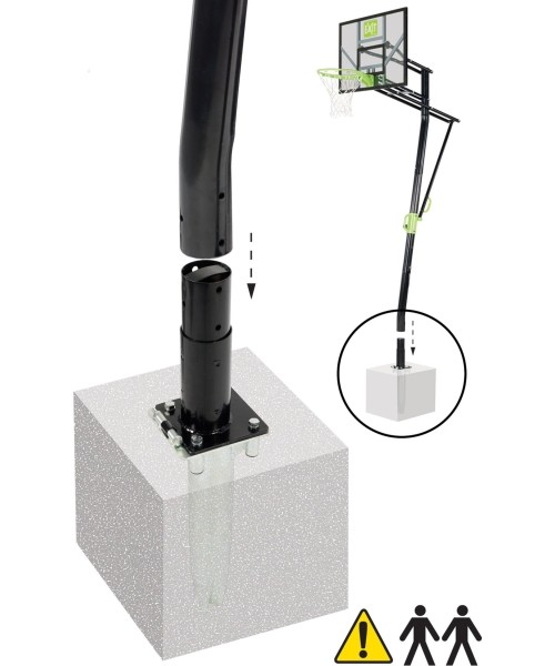 EXIT Galaxy Inground Basket In-ground Rectangular Polycarbonate (PC)