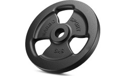 Cast Iron Weights Set Marbo, 29kg / 4x5kg + 2x2.5kg + 4x1kg