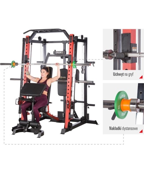 Semi Commercial Smith Machine HMS Premium Cyklop 3