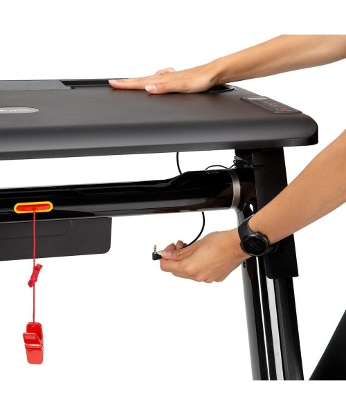LOOP12 MULTI GRAY ELECTRIC TREADMILL WITH TABLE HMS