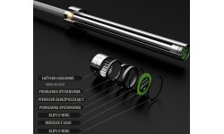 Olimpinis grifas HMS GOP220, 2200mm + užraktas ZG1000R