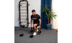 SGR18 PRO SET 3IN1 REGULIUOJAMI HANTELIAI 20 KG HMS