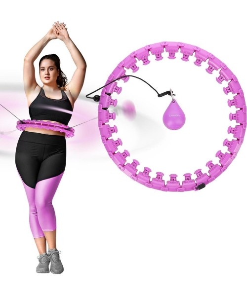 Violetinis hula lankas su svoriu HHW12 Plus Size HMS