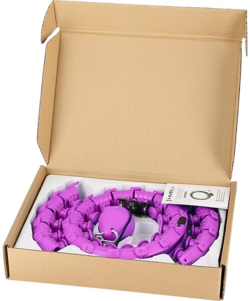 Violetinis hula lankas su svoriu HHW12 Plus Size HMS