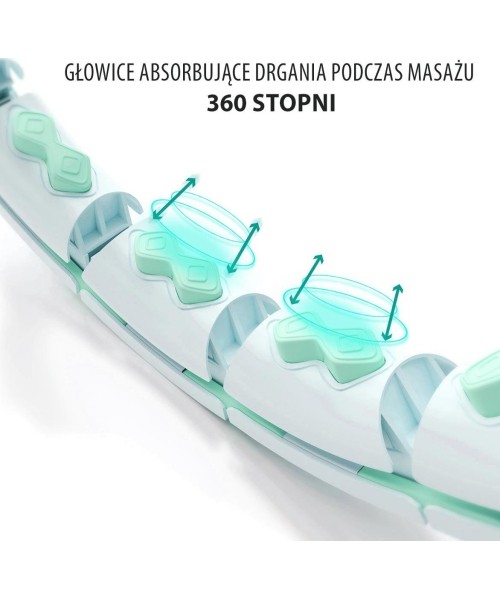 Žalias hula lankas su svoriu ir skaitikliu HHW06 HMS