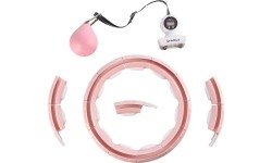 HHM15 HULA HOOP PINK MAGNETIC WITH WEIGHT + COUNTER HMS