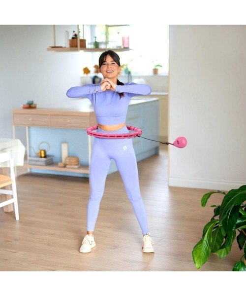 OHA02 HULA HOP PINK WITH WEIGHT ONE FITNESS