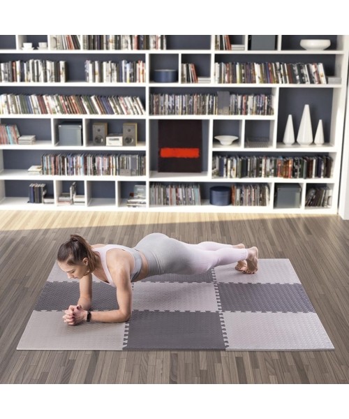 MP12 MULTIPACK PUZZLE MAT FOR GYM EQUIPMENT (9PCS)HMS PREMIUM