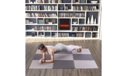 MP12 MULTIPACK PUZZLE MAT FOR GYM EQUIPMENT (9PCS)HMS PREMIUM