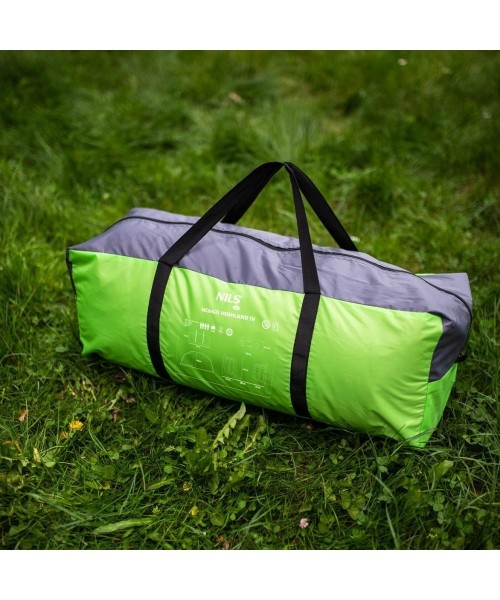 NC6431 CAMPING TENT GREEN-GRAY HIGHLAND IV NILS CAMP