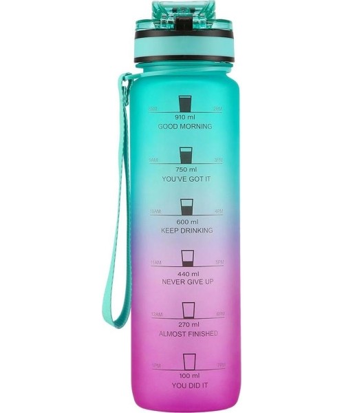 NCD04 GREEN-PINK TRITAN BOTTLE NILS CAMP