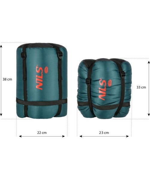 NC2005 DARK GREEN SLEEPING BAG NILS CAMP