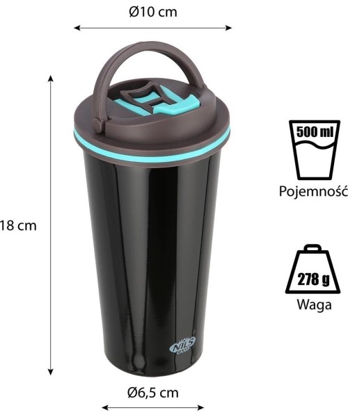 Thermal Cup Nils Camp NCB18, Black