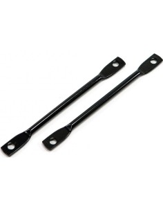 Galinės dviračio bagažinės tvirtinimo plokštelės 160mm, 2 vnt.