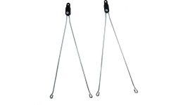 Fender Set 28" 46mm with Brackets, Black