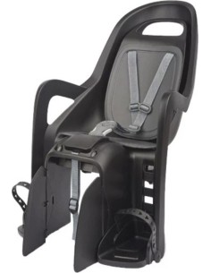 Polisport Groovy CFS rear rack-mounted child bike seat 22 kg (black/grey)
