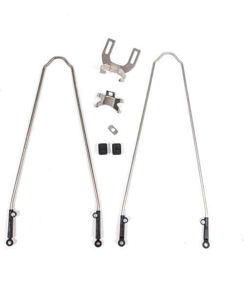 SKS Velo 28" 45mm Mudguards for V-brakes, with Stays (Glossy Black)