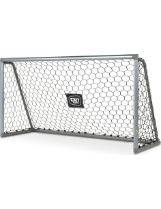 Prie grindų tvirtinami aliuminiai futbolo vartai EXIT Scala 220x120
