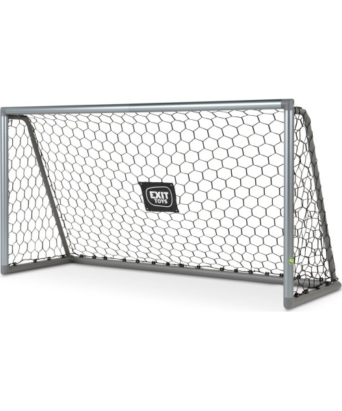 Prie grindų tvirtinami aliuminiai futbolo vartai EXIT Scala 220x120