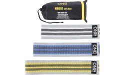 HB001 ONE FITNESS 3in1 EXERCISE RUBBER SET