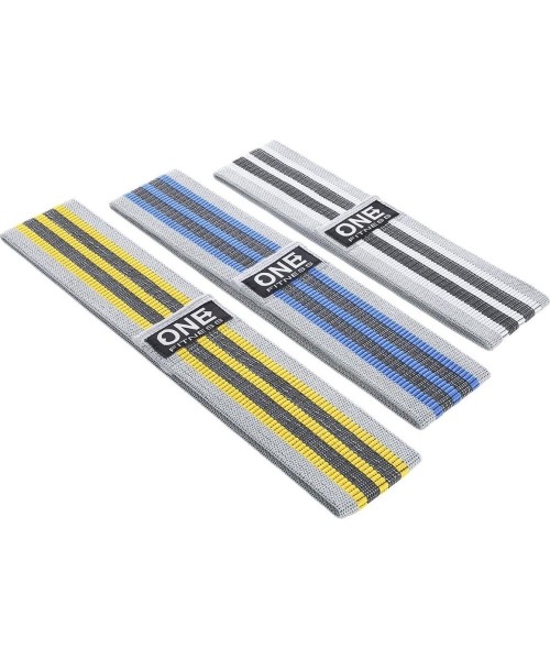 HB001 ONE FITNESS 3in1 EXERCISE RUBBER SET