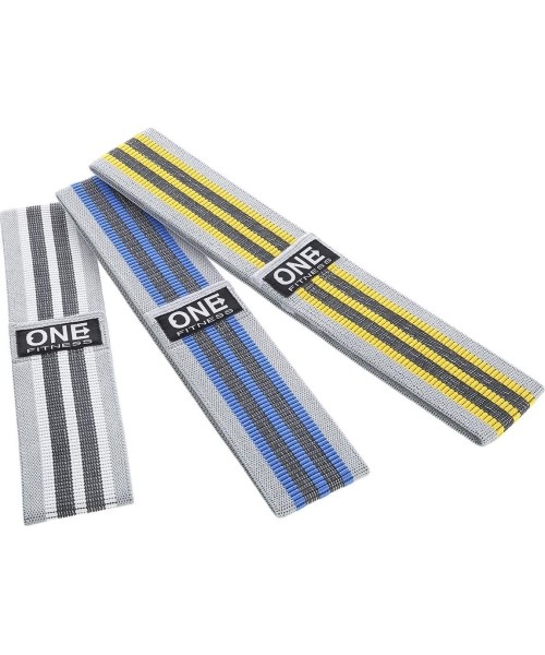 HB001 ONE FITNESS 3in1 EXERCISE RUBBER SET