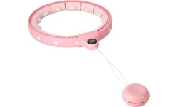 FH02 PINK HULA HOP WITH WEIGHT + COUNTER