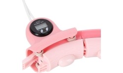 FH02 PINK HULA HOP WITH WEIGHT + COUNTER