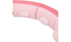 FH02 PINK HULA HOP WITH WEIGHT + COUNTER