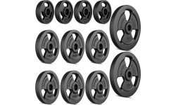 Cast Iron Weight Plates Set 29 kg (2x5kg + 6x2,5kg + 4x1kg) Marbo