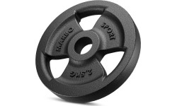 Marbo ketaus svorio diskų komplektas 29 kg (2x5 kg + 6x2,5 kg + 4x1 kg)