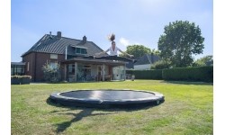 EXIT Silhouette įleidžiamas sportinis batutas ø305 cm, juodas