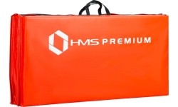 Gymnastic Foldable Mattress HMS Premium MGS01, 2400x1200mm, Red
