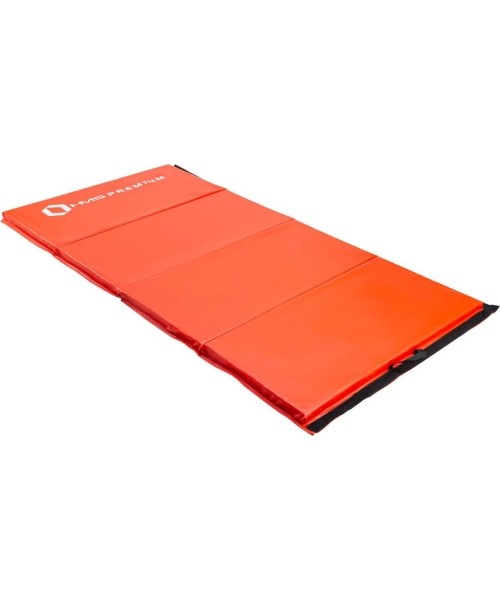 Gymnastic Foldable Mattress HMS Premium MGS01, 2400x1200mm, Red