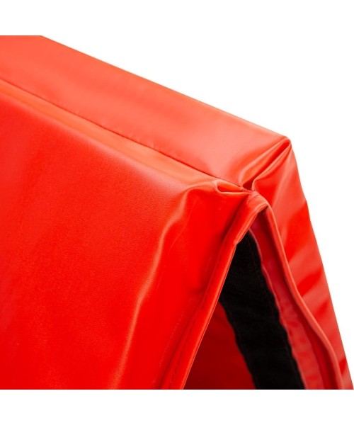 Gymnastic Foldable Mattress HMS Premium MGS01, 2400x1200mm, Red