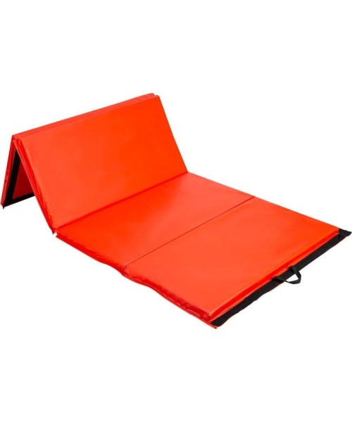 Gymnastic Foldable Mattress HMS Premium MGS01, 2400x1200mm, Red