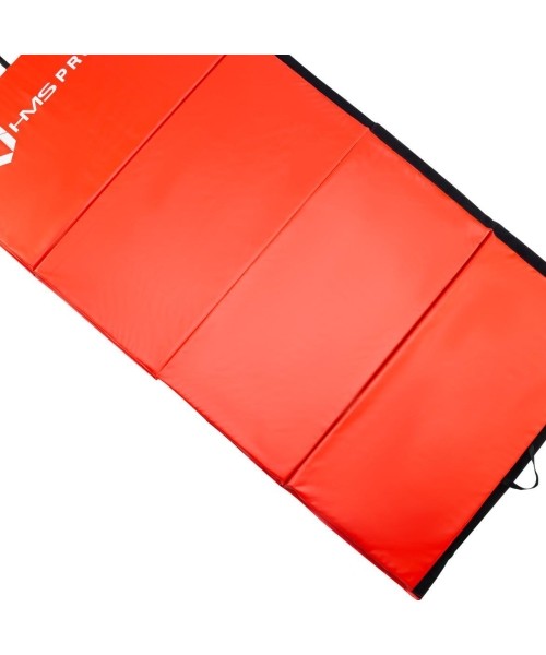 Gymnastic Foldable Mattress HMS Premium MGS01, 2400x1200mm, Red