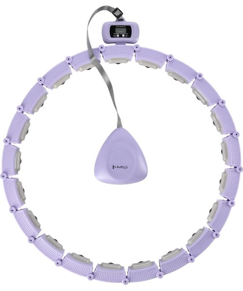 HHM14 HULA HOOP VIOLET MAGNETIC WITH WEIGHT + COUNTER HMS
