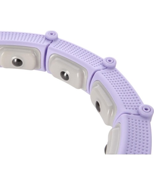 HHM14 HULA HOOP VIOLET MAGNETIC WITH WEIGHT + COUNTER HMS