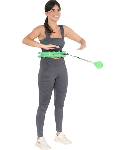 HHW01 HULA HOOP GREEN WITH WEIGHT HMS
