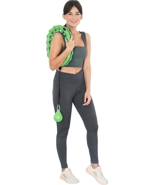 HHW01 HULA HOOP GREEN WITH WEIGHT HMS