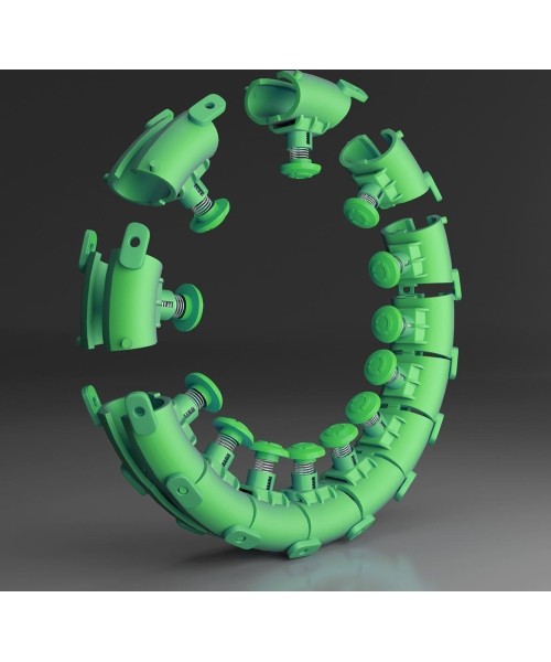 HHW01 HULA HOOP GREEN WITH WEIGHT HMS