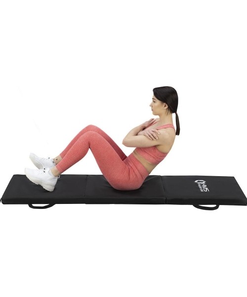 MGS02 GYMNASTIC FOLDABLE MATTRESS 1800x600MM BLACK HMS PREMIUM