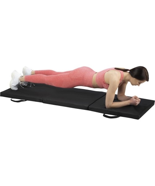MGS02 GYMNASTIC FOLDABLE MATTRESS 1800x600MM BLACK HMS PREMIUM
